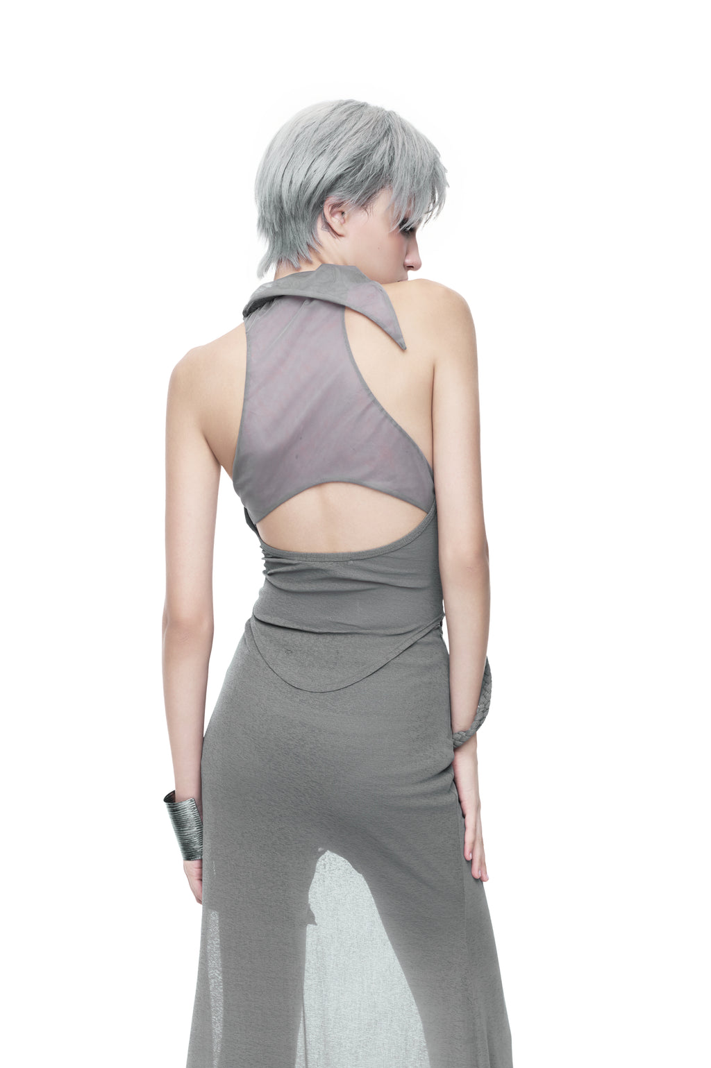 ZD - ASHBRAID TOP (GREY/BLACK)