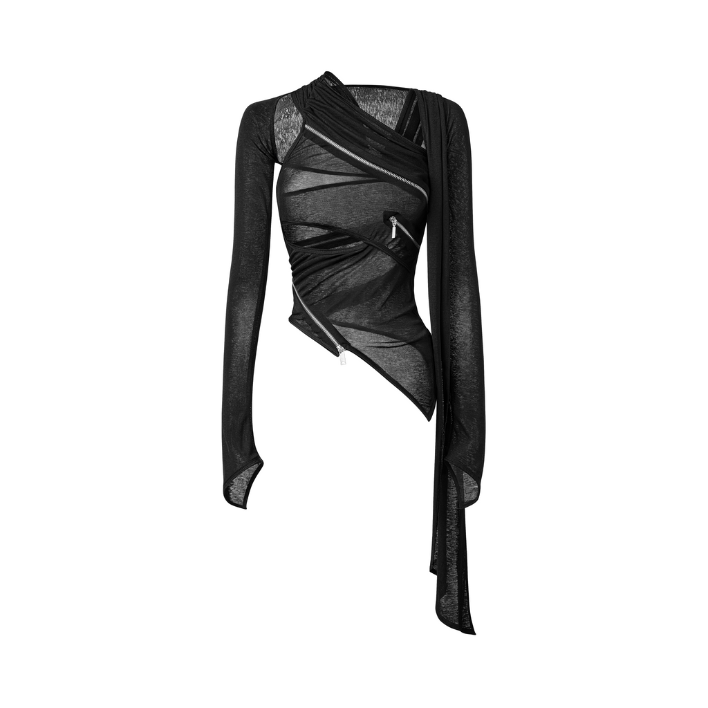 ZD - ZIPOCALYPSE TOP (GREY/BLACK)