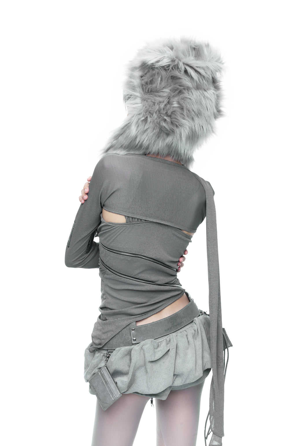 ZD - ZIPOCALYPSE TOP (GREY/BLACK)