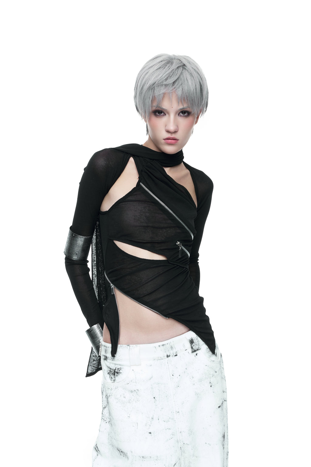 ZD - ZIPOCALYPSE TOP (GREY/BLACK)