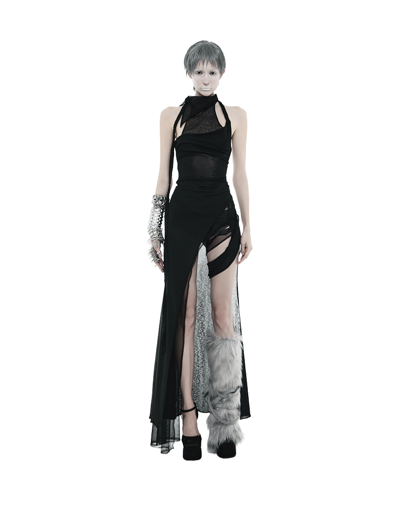 ZD - ASHBRAID TOP (GREY/BLACK)